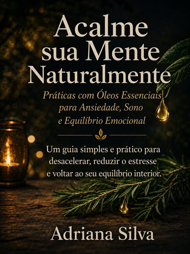 Capa do guia Acalme a Sua Mente Naturalmente